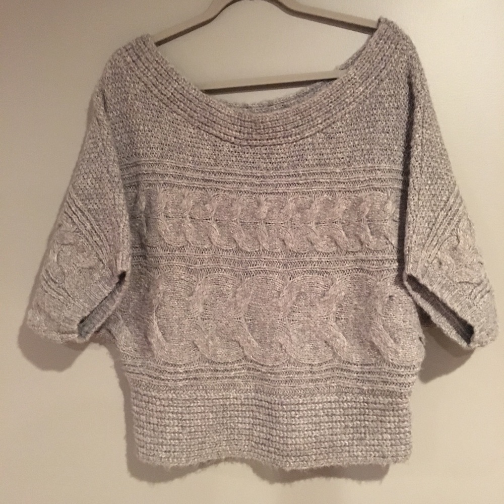 Gorgeous Free People boxed sweater